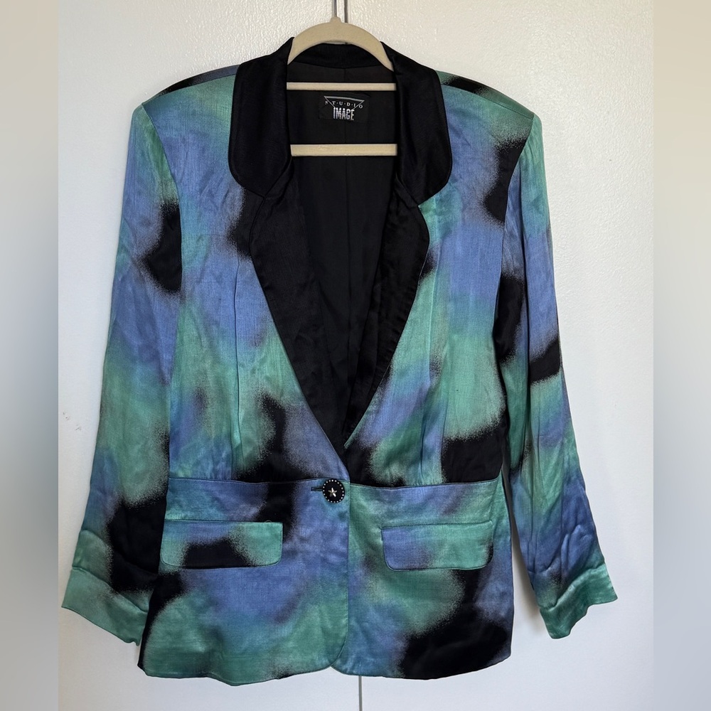 Women's Vintage 80’s Multicolor Blazer